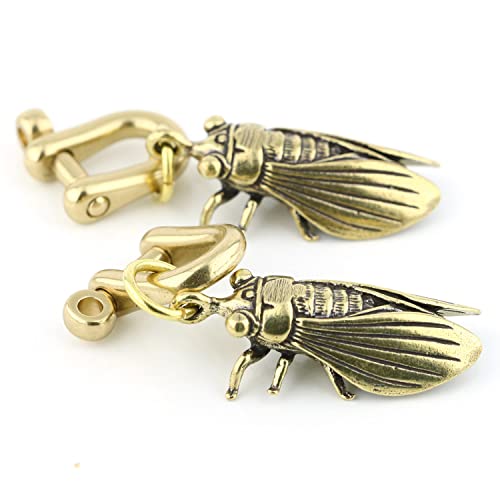 Balala Solid Brass Cicada Ear Weights Hanger Spreader Gauges Piercing Tunnels Plugs Stretching Kit #TOP3