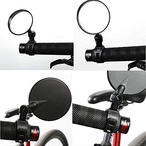 image for NO Bike Mirror,Bicycle mirrors for handlebars,360 Rotatable Handlebar 