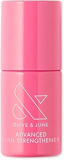 Olive & June Advanced Nail Strengthener | Powerful Treatment for Stronger, Longer Nails | Helps Prevent Chipping & Breaking | Can Be Worn Alone or Under Polish | Vegan & Cruelty-Free | 0.45 fl oz