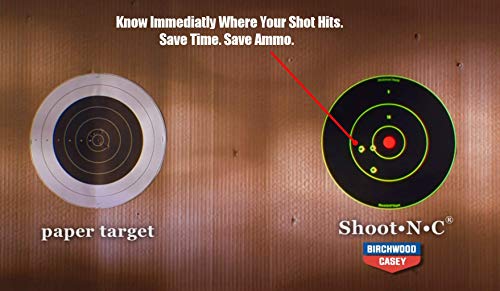 image for Birchwood Casey Shoot-N-C 6-Inch Round Target (60 Sheet Pack), Multico