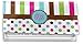 YouCustomizeIt Stripes & Dots Vinyl Checkbook Cover (Personalized)