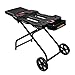 QuliMetal Portable Grill Cart for Weber Q1000, Q2000 Series Gas Grills and Blackstone 17” 22” Table Top Griddles, Portable Griddle Stand