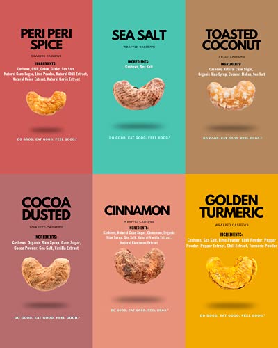 Karma Sample Flavors Variety Pack Cashews By Karma Nuts, Whole, Roasted, Vegan thumb #2