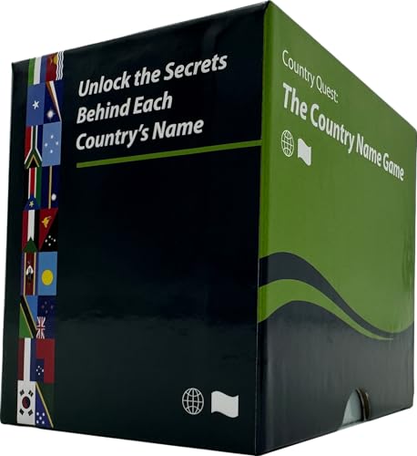 World History & Geography Game & Flashcards, 225 Country Names, States and Capitals Flash Cards for Students, Classrooms, Homeschool Families, Fun Geography Gifts, Explore World History & Trivia