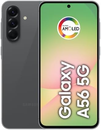 Smartphone Samsung Galaxy A56 5G 128GB, 8GB RAM, Câmera 50MP, IP67, Super AMOLED 6.7", Recursos AI, Preto