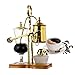 BILXXY Macchina da caffè a sifone di Lusso Belga, caffettiera a sifone con Equilibrio retrò in Oro, Birra a sifone Staccabile per caffè e Famiglie