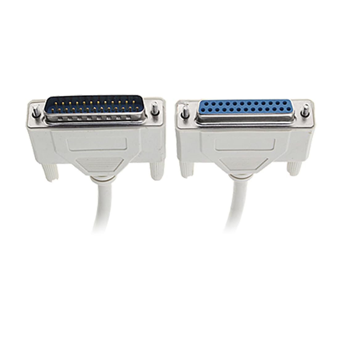 Uxcell - a10031700ux0101 DB25 25 pines macho a hembra serial paralelo cable de extensión de impresora 2,6 m