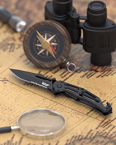 Rush Deer Pocket Knife, Folding Knife With Clip,Edc Knife Utility Knife For Hiking Camping Fishing Work Outdoor (Mini Pocket Knife) #TOP4