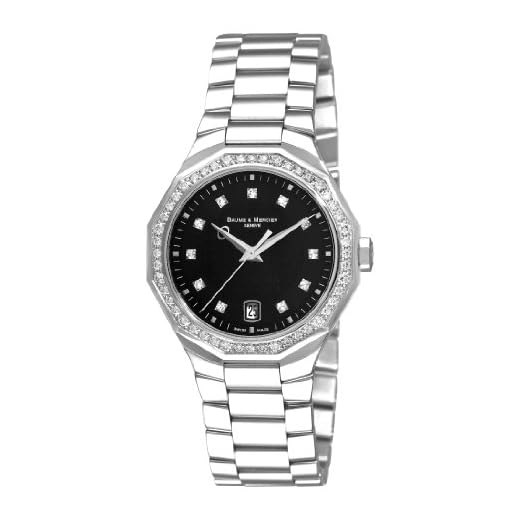 Baume & Mercier A8716 - Reloj de Pulsera Mujer, Acero Inoxidable, Color Plata