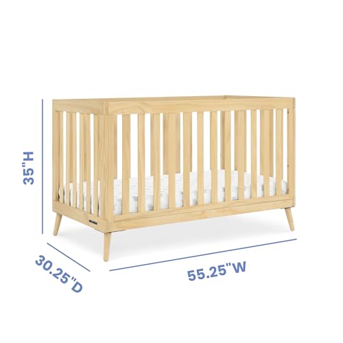 Image of Delta Children Essex 4-in-1 Convertible Crib Greenguard Gold Certified, Natural