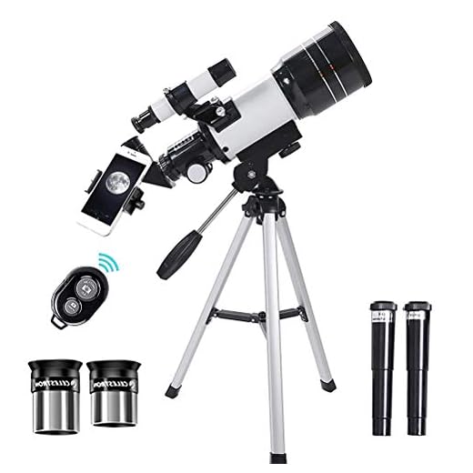 Telescópio para Adultos, Telescópios de Astronomia para Crianças, Adultos, Telescópio Refratário Astronômico Profissional Com tripé e Controle Remoto Sem Fio