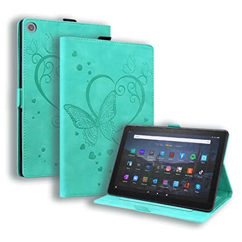 CWZ Butterfly Emboss tbvPUU[X^hEHbgP[Xyz_[EFCNAbv/X[vobNP[X for All-New Kindle Fire HD 8" Tablet (5th Gen/6th Gen/7th 