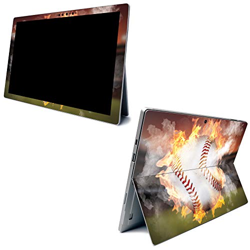 Image of MightySkins Carbon Fiber Skin for Microsoft Surface Pro 7 - Fastball | Textured Carbon Fiber Finish | Easy to Apply, Remove, and Change Styles | Made in The USA