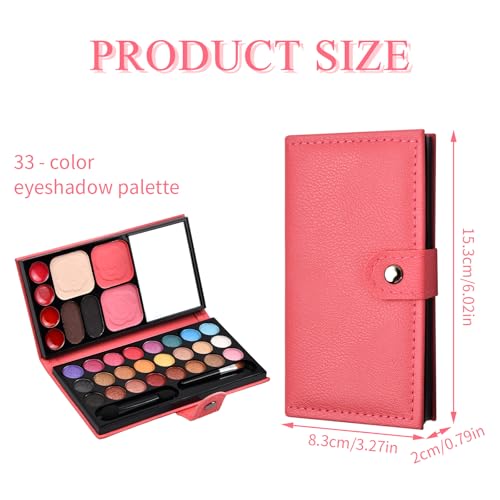 Palette de Maquillage Portable,Makeup Set,Maquillage Fille Palette Fard a Paupiere Maquillage Palette pour Femme – Image 3