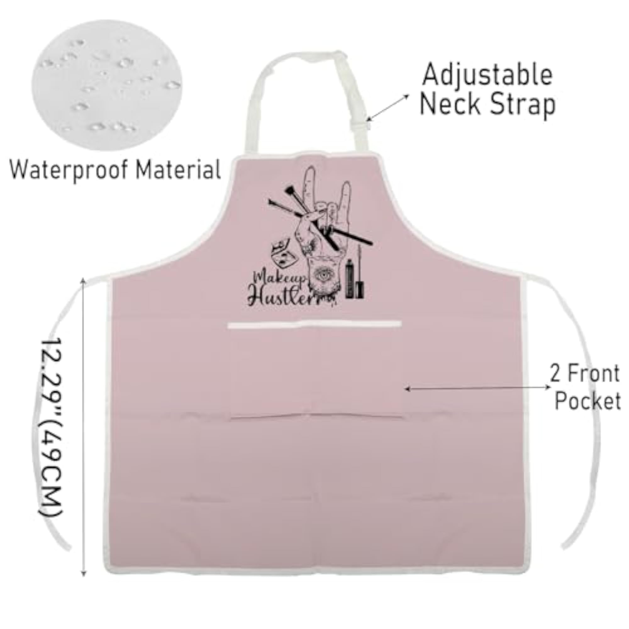 Makeup Hustle Kitchen Apron, Esthetician Gift