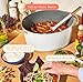 Electric Multi-Cooker 10-in-1, 8 Qt Large Capacity, Bamboo Steamer Insert, 7 Preset Cooking Functions, Nonstick Inner Pot, Adjustable Temperature Control, Family Size, White Icing