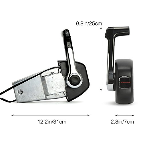 Rupse Outboard Engine Binnacle Remote Control Box Assembly Top Console Mount for Yamaha Console 704 Single - Thumbnail 2