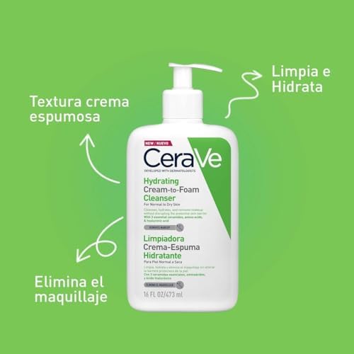 CeraVe Schuimende Hydraterende Gezichtsreiniger – 473 ml - View 2