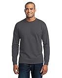 Port & Company Tall Long Sleeve Core Blend Tee 2XLT Charcoal