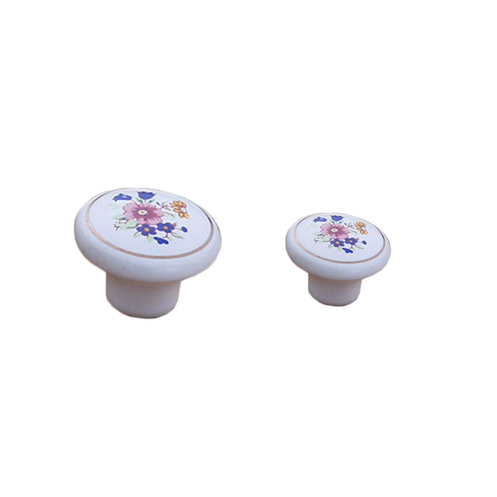 Klamki do drzwi, ceramiczne klamki do drzwi, uchwyt do szafki, 45 szt. Gałki ceramiczne Uchwyt okrągłe gałki do szuflad Ceramiczna klamka Gałka do mebli szafkowych Dekoracja wnętrz kuchennych