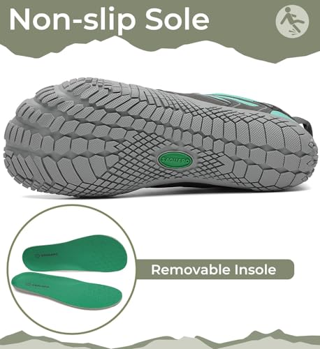 Miniatura 4 de Saguaro Zapatillas Barefoot Hombre Zapatos Minimalistas Mujer Calzado Descalzos Ligeras Transpirables Y Antideslizantes, 59 Azul, 38 Eu