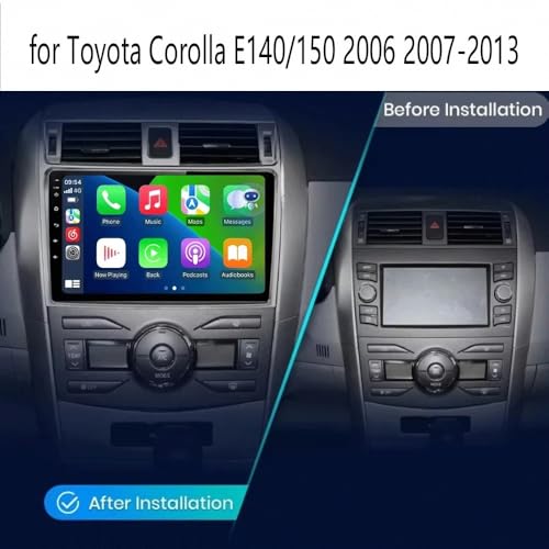 Navegador GPS para Toyota Corolla 2006-2013 con manos libres Bluetooth 2