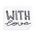 with Love Cute Quote Handwrite Cleaning Cloth Screen Cleaner 2pcs Suede Fabric