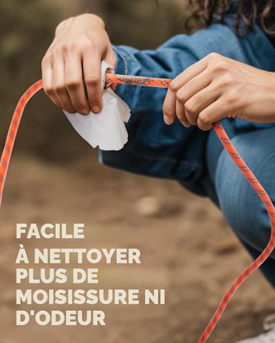 Laisse pour Chien - Imperméable et réfléchissante pour la sécurité - Légère, Solide et Robuste - Laisse d'entraînement avec dragonne - 5m/10m/15m/20m pour Petits, Moyens et Grands Chiens – vue 4
