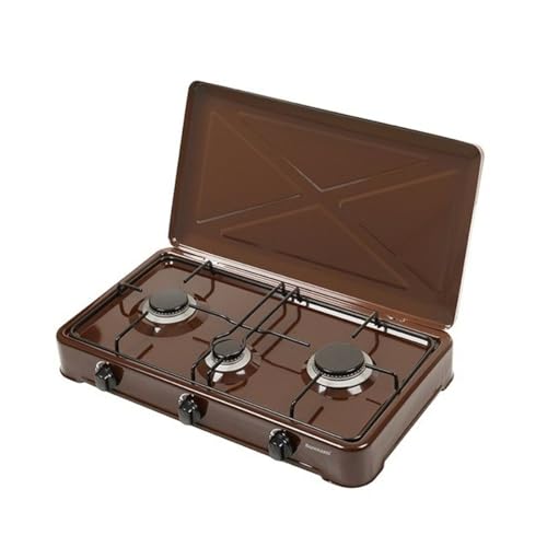 Réchaud gaz Ravanson K-03BR à 3 feux de table compact