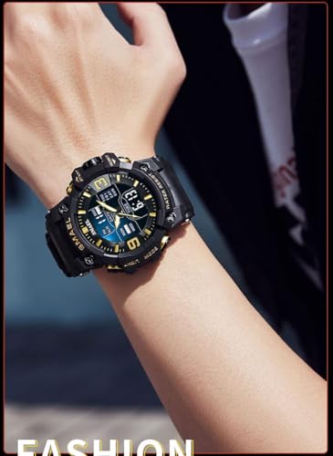 Image of Gosasa Men's Watches Multi Function Military S-Shock Sports Watch LED Digital Waterproof Alarm Watches