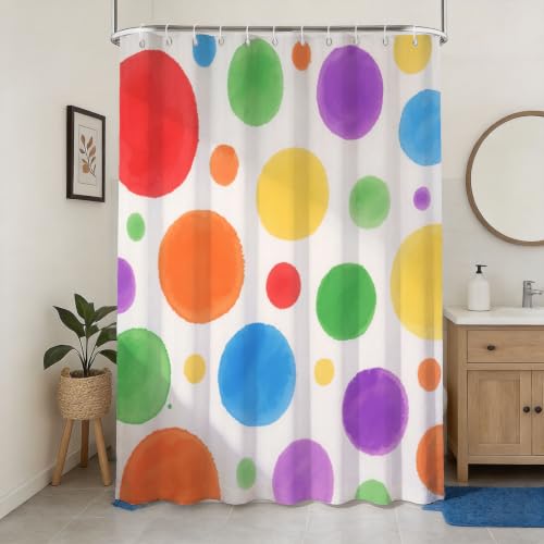 Rideau de douche imperméable polyester pour éviter l'humidité