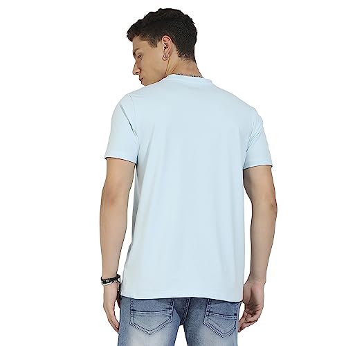 Image of CAHOOT Men's Basic Regular Fit T-Shirt for Casual Wear | Crewneck | Short Sleeve | Pull On Closure | Cotton T-Shirt Crafted with Comfort Fit for Everyday Wear