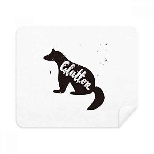 Chiffon de Nettoyage pour écran téléphone Glutton Microfibre Anti-Traces Motif Animal 2 Pcs