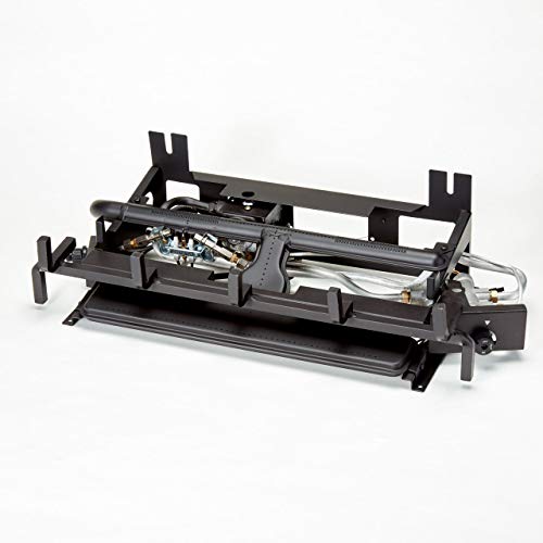 Duluth Forge Vent Free Dual Fuel Gas Log Set - 24 in. Berkshire Stacked Oak - Remote Control