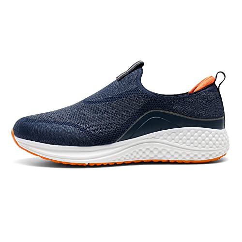 Bruno Marc Men's Slip-On Sneakers Casual Loafers Lightweight Breathable Walking Shoes, Dark/Blue, Size 10, Sbfs2223M #TOP2