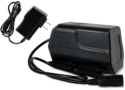 10,400mAh Waterproof Bike Light Battery - Now Higher Capacity - Works with Most CREE 8.4v LED Bike Lights, and All Our 8.4v Lights (Blaze, Helios and Stamina Models)