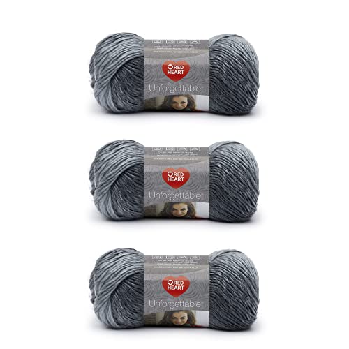 Image of Red Heart Boutique Unforgettable Bistro Yarn - 3 Pack of 100g /3.5oz - Acrylic - 4 Medium (Worsted) - 270 Yards - Knitting /Crochet