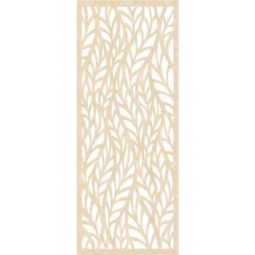 Image of Ortonville Decorative Pierced Fretwork Wood Wall Panels, 27 3 /8 inchW x 69 3 /8 inchH x 3 /8 inchT, Birch