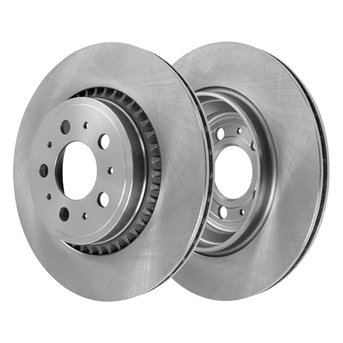 Image of Detroit Axle - Brake Kit for 2003-2014 Volvo XC90 | 13.23 inch in Front & 12.13 inch in Rear Disc Brake Rotors Brakes Pads 2004 2005 2006 2007 2008 2009 2010 2011 2012 2013 Replacement
