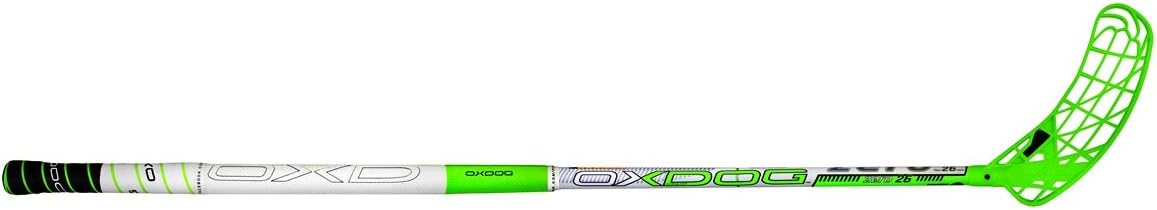 2016 Oxdog Zero Oval MBC Floorball Stick, 103 cm, Green/White, Left