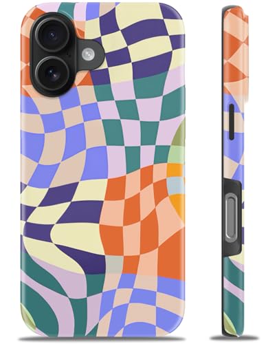 Coque iPhone 16 Plus antichoc pour éviter les fissures avec motif fleurs