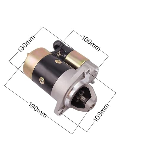 Motor de Arranque Diesel QD114A 12V 0.8KW Cobre para Motor 170F 178F 186F miniatura 2