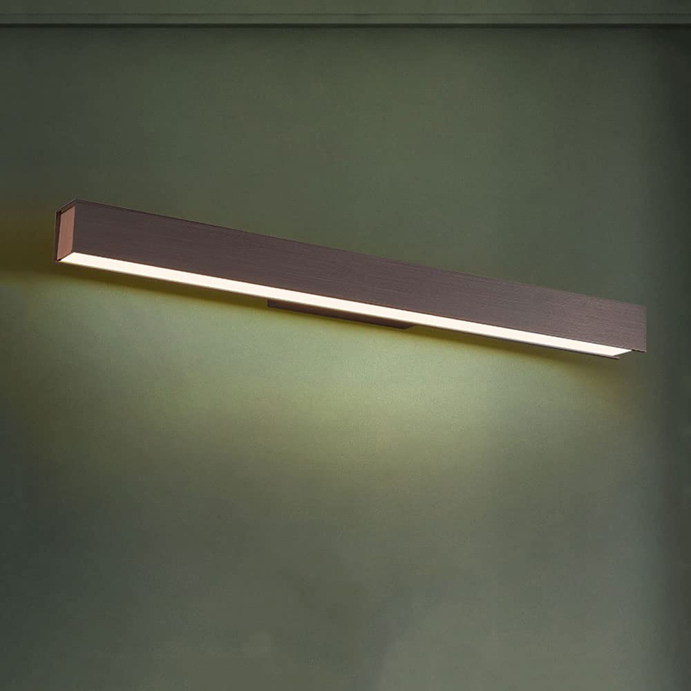 LED-Spiegelfrontlampe, lineare Badezimmerleuchte, 3-Farbmodus-Rahmenbildbeleuchtung, Moderne Schminkwandleuchte, Toilettenspiegellampen, Badleuchte über dem Spiegel