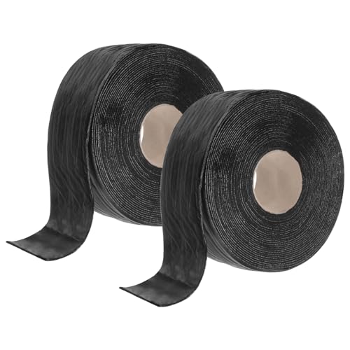 HARFINGTON 2Rolls 98ft x 3.9" Asphalt Crack Tape Self-Adhesive Repair Tape High Adhesion Filler Bendable Sealer for Cement Road, Driveway, Pavement, Parking Lot, Roof, 33ft Each Roll -  hta230914hh000984