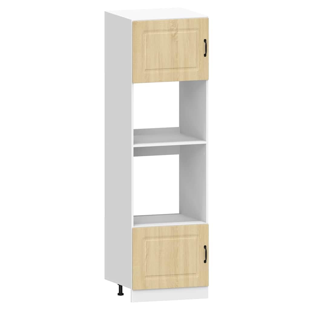 Armadi da cucina Armadi per sala da pranzoSet Mobili da Cucina 7 pz Kalmar Rovere Sonoma in TruciolatoAdatto per cucina sala da pranzo balcone