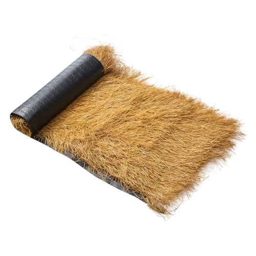 VEVOR Artificial Thatch Grass Roof, 1.6 x 19.7 ft Tiki Bar Hut Thatch Roofing Roll, Waterproof & Fire-Resistant, Palapa Tiki Roof Mat for Patio Pool Beach Tropical Hawaiian Party Décor by VEVOR - Image 3