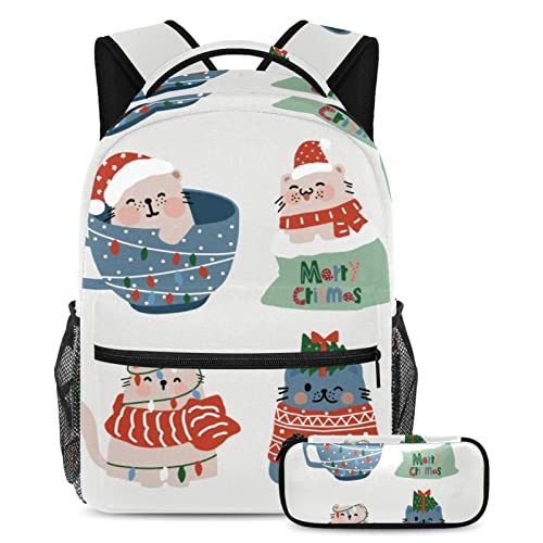 Sac à dos daypack pour adolescents sac de voyage étudiants avec trousse
