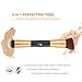 Double-Ended Professional Foundation &Contour Makeup Blending Brush | Soft Bristles Highlighting makeup brush |Travel makeup brush | Eco-Friendly & Cruelty-free| Powder setting brush