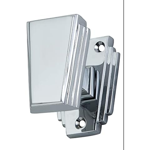 Pomos para puerta estilo victoriano antiguo vintage Art decó, latón y cromo Cover