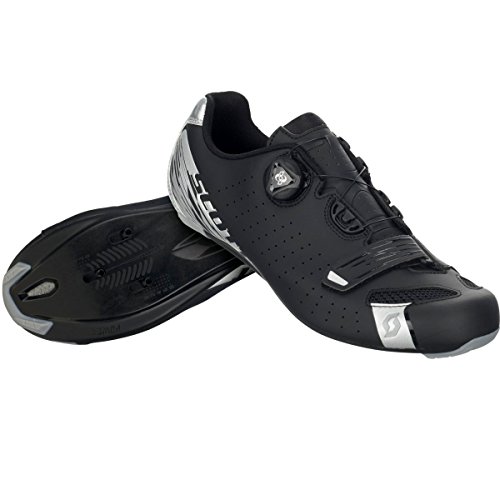 Scott Comp Boa Road Shoes MAT-BLK-SILVER 40